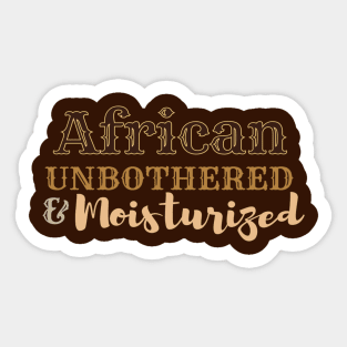 black woman t shirt, african girl t shirt, Sticker